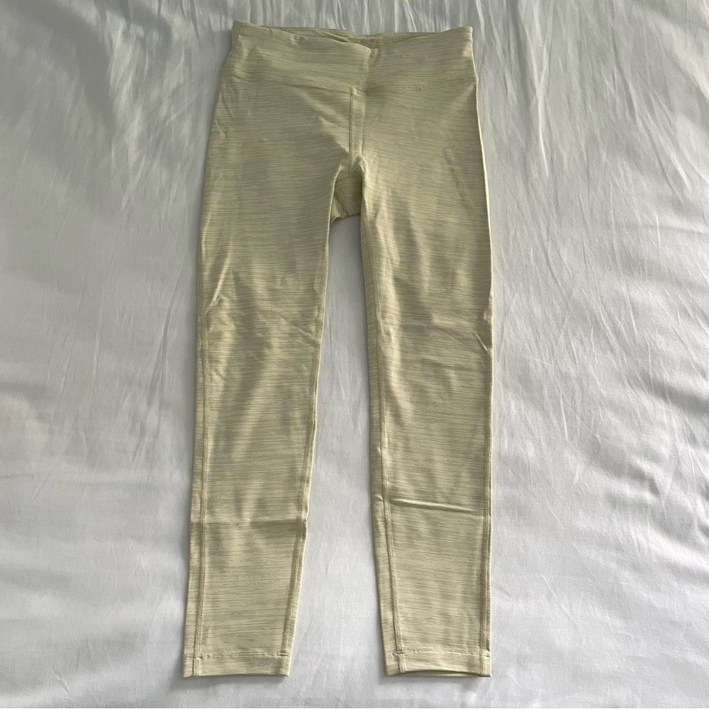 Outdoor voices light yellow leggings